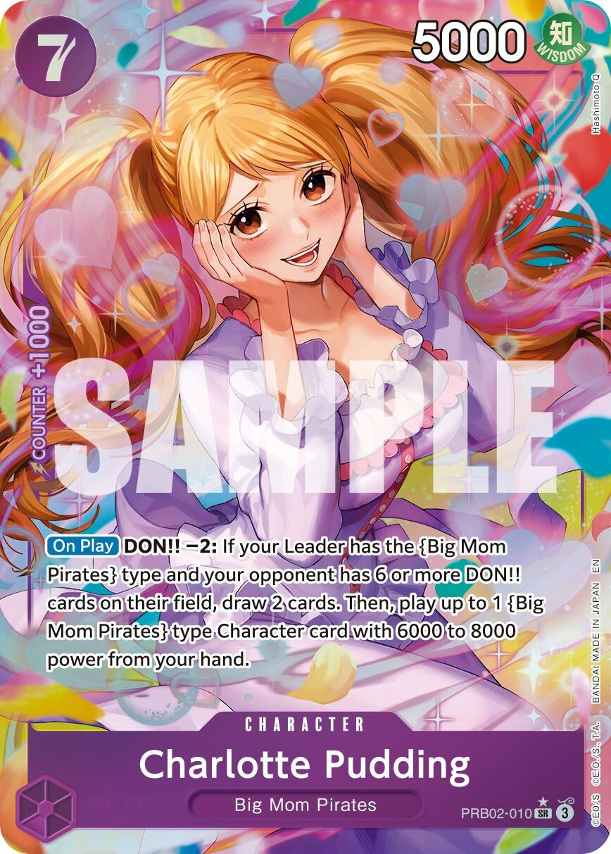 Image for Charlotte Pudding - PRB02-010 (Alternate Art) - One Piece Card Game