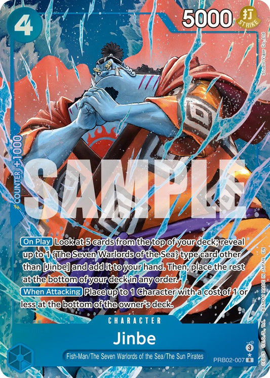 Image for Jinbe - PRB02-007(Alternate Art) - One Piece Card Game