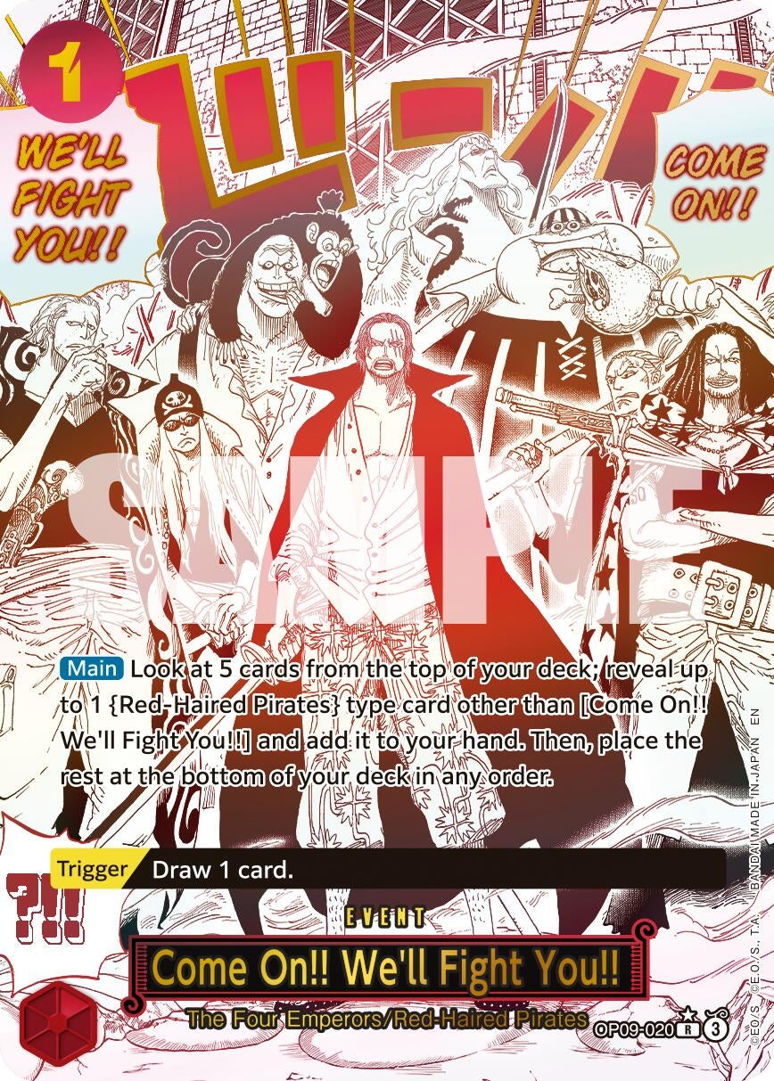 Image for Come On!! We'll Fight You!! (Alternate Art) - One Piece Card Game