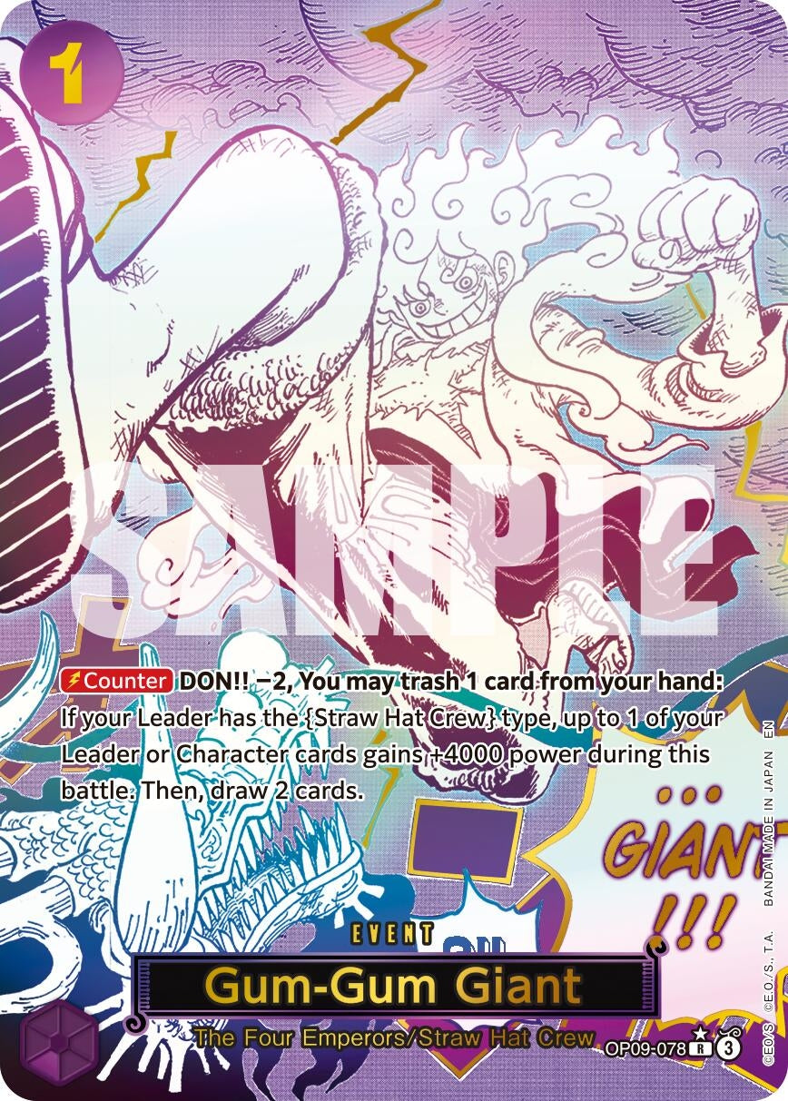 Image for Gum-Gum Giant (Alternate Art) - One Piece Card Game