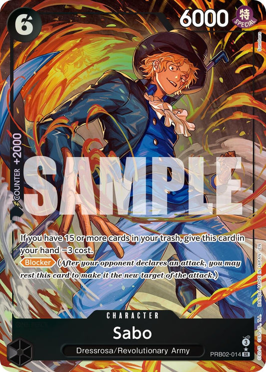 Image for Sabo - PRB02-014 (Alternate Art) - One Piece Card Game