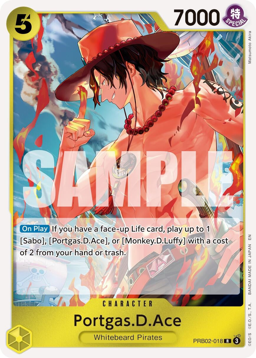 Image for Portgas.D.Ace - PRB02-018 - One Piece Card Game