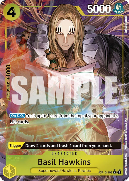 Image for Basil Hawkins - OP10-109 (Alternate Art) - One Piece Card Game