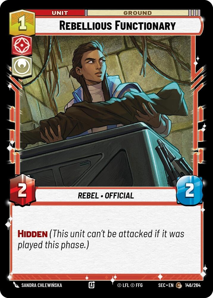 Image for Rebellious Functionary - Star Wars: Unlimited