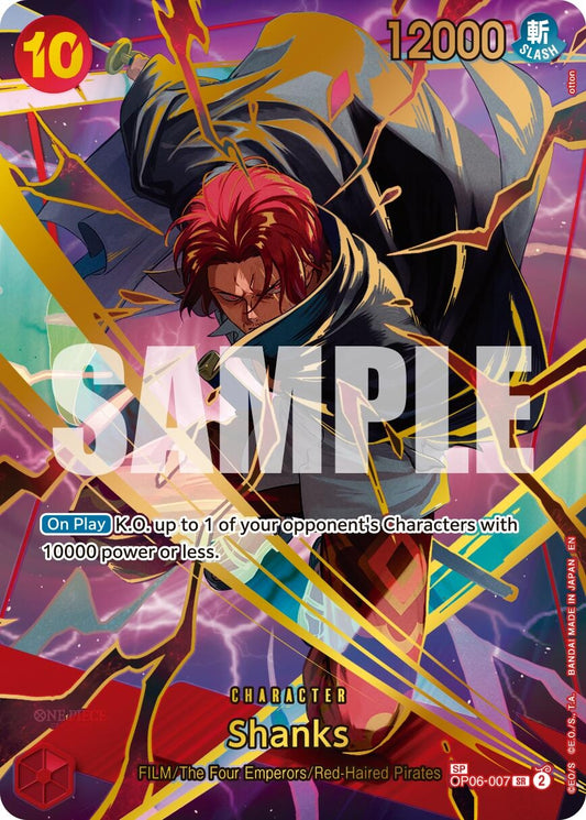 Image for Shanks (SP) - One Piece Card Game