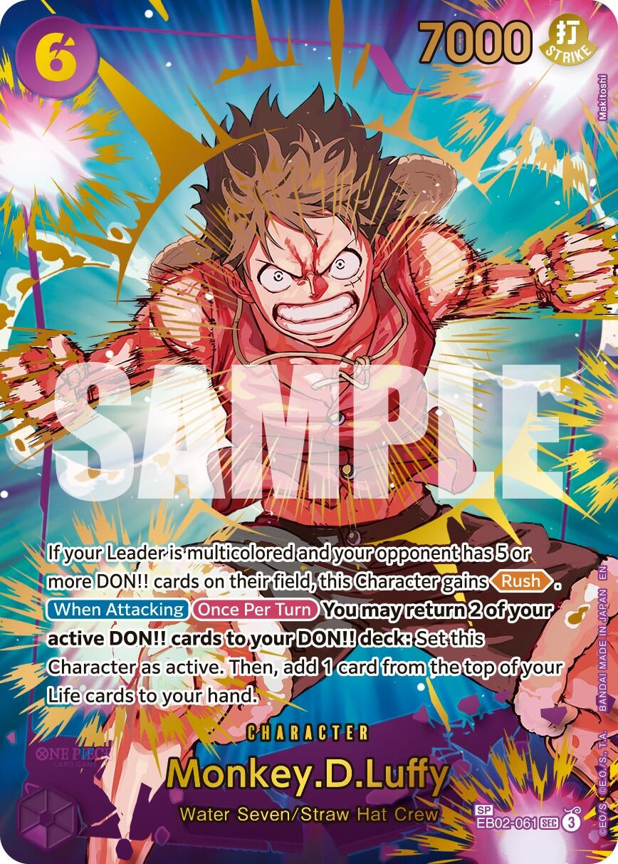 Image for Monkey.D.Luffy - EB02-061 (SP) - One Piece Card Game