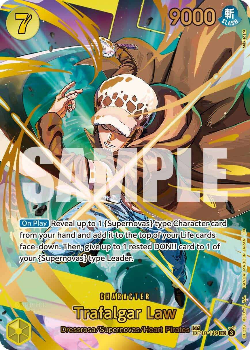 Image for Trafalgar Law - OP10-119 (SP) - One Piece Card Game