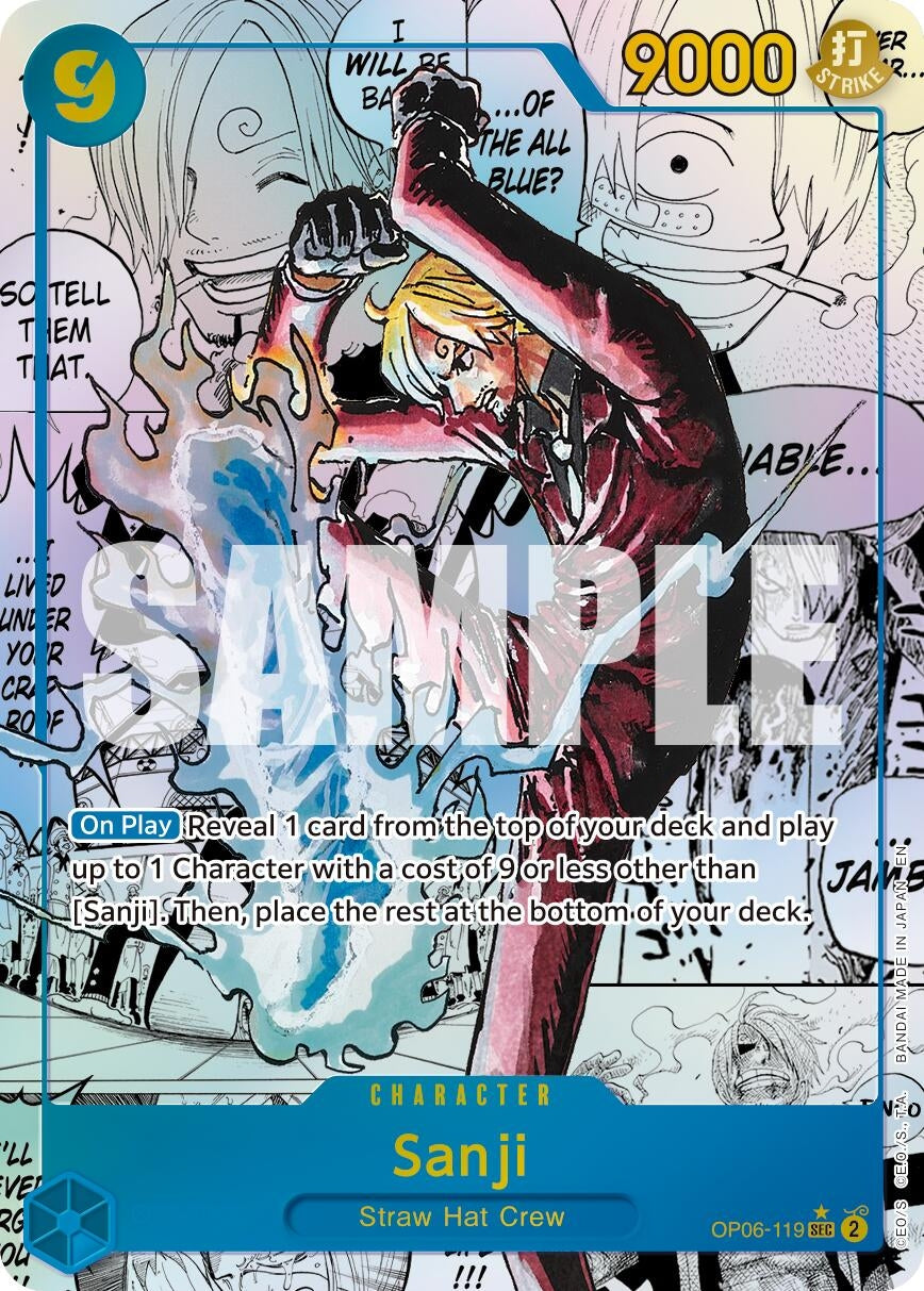 Image for Sanji - OP06-119 (Manga) - One Piece Card Game