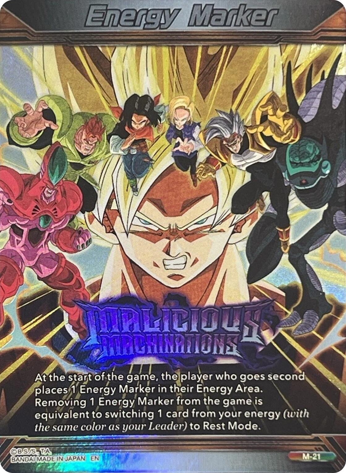 Image for Energy Marker - Malicious Machinations (M-21) (Silver) - Dragon Ball Super: Masters