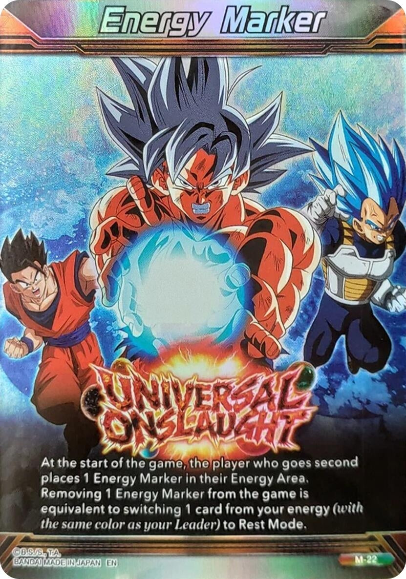 Image for Energy Marker - Universal Onslaught (M-22) (Silver) - Dragon Ball Super: Masters