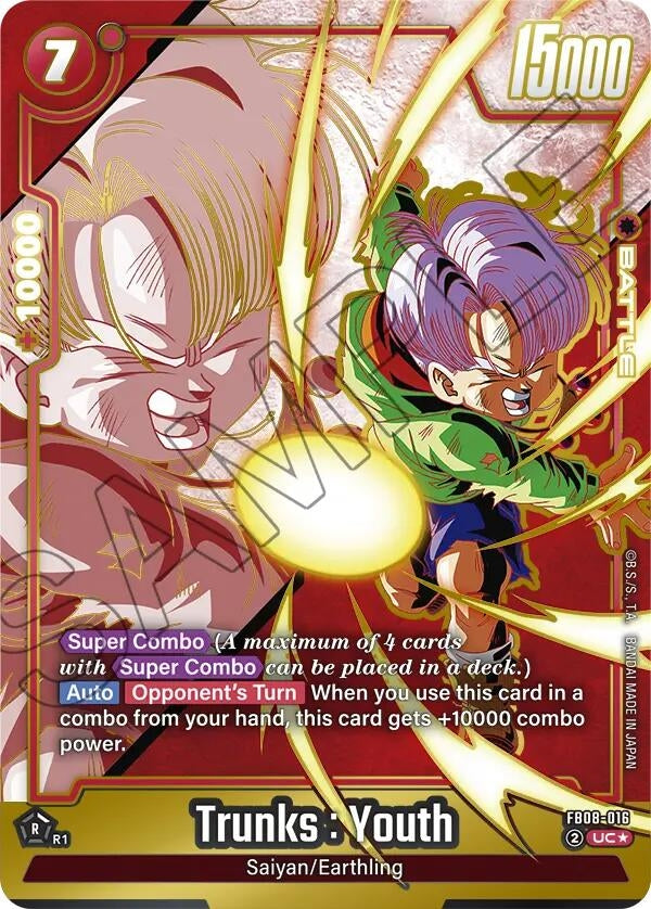 Image for Trunks : Youth - FB08-016 (Alternate Art) - Dragon Ball Super: Fusion World