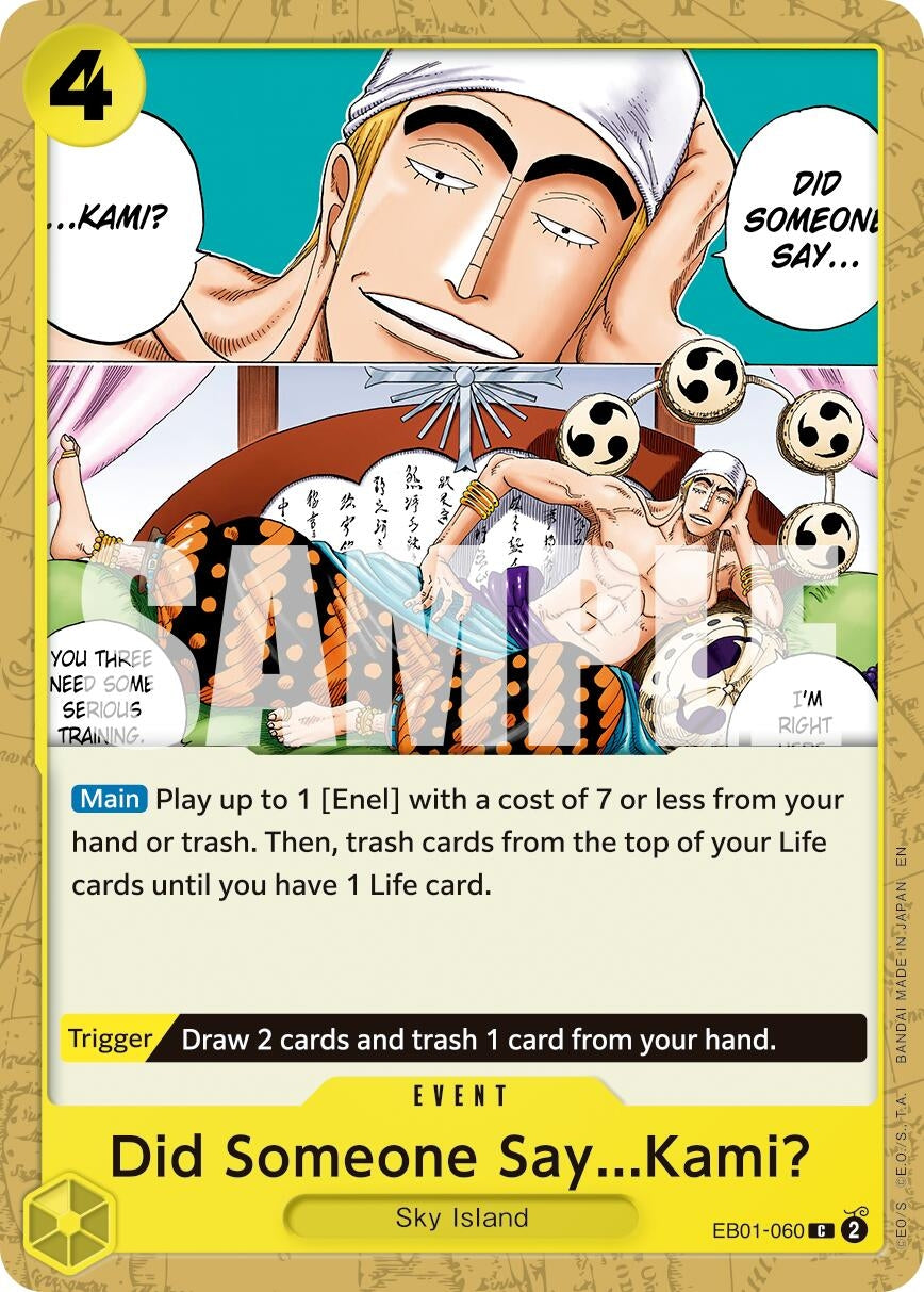 Image for Did Someone Say...Kami? (Reprint) - One Piece Card Game