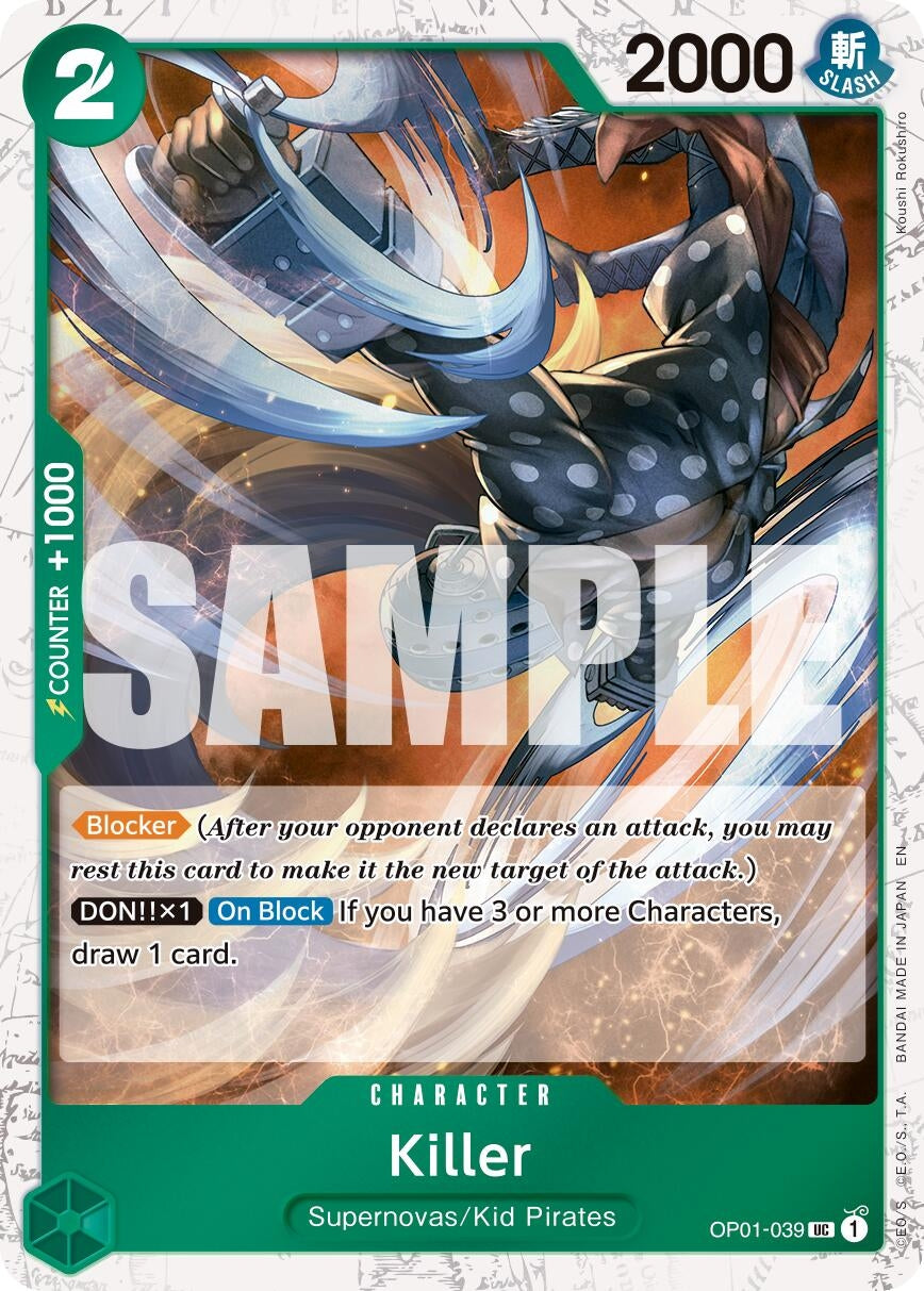 Image for Killer (Pirate Foil) - One Piece Card Game