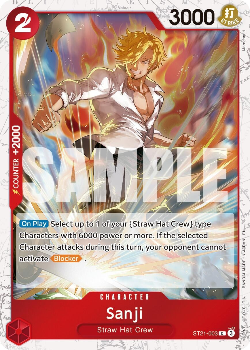 Image for Sanji - ST21-003 (Pirate Foil) - One Piece Card Game