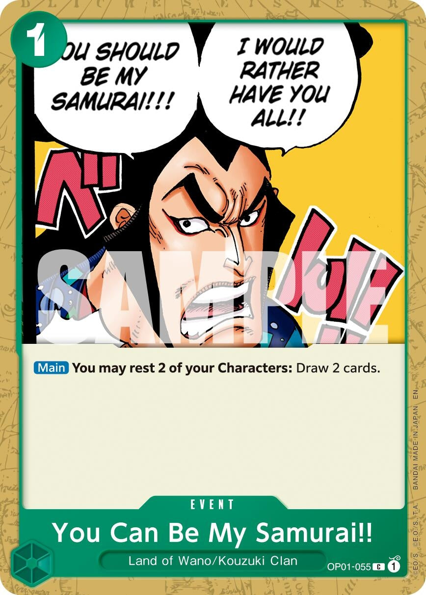Image for You Can Be My Samurai!! (Reprint) - One Piece Card Game