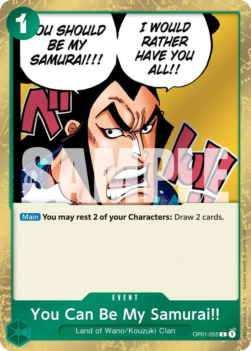 Image for You Can Be My Samurai!! (Pirate Foil) - One Piece Card Game