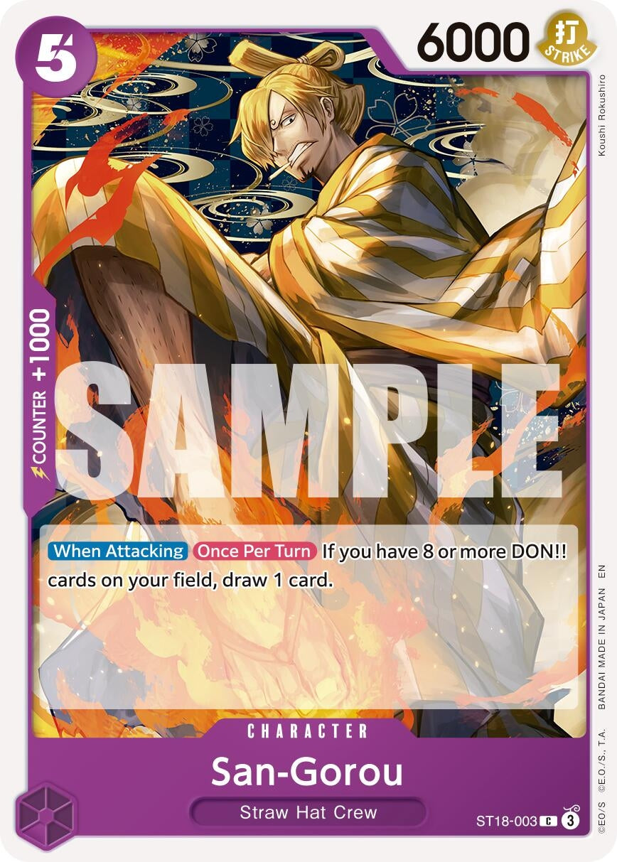 Image for San-Gorou (Reprint) - One Piece Card Game