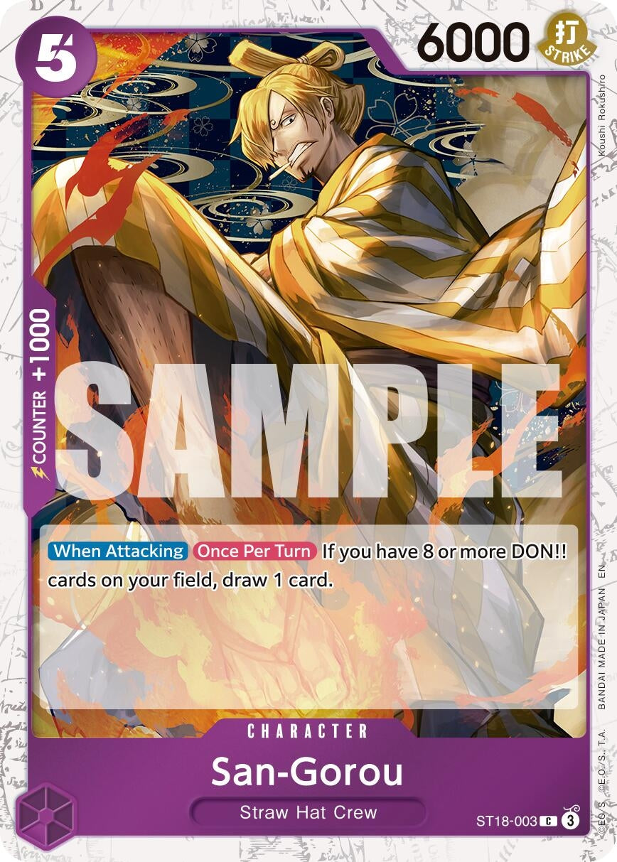 Image for San-Gorou (Pirate Foil) - One Piece Card Game