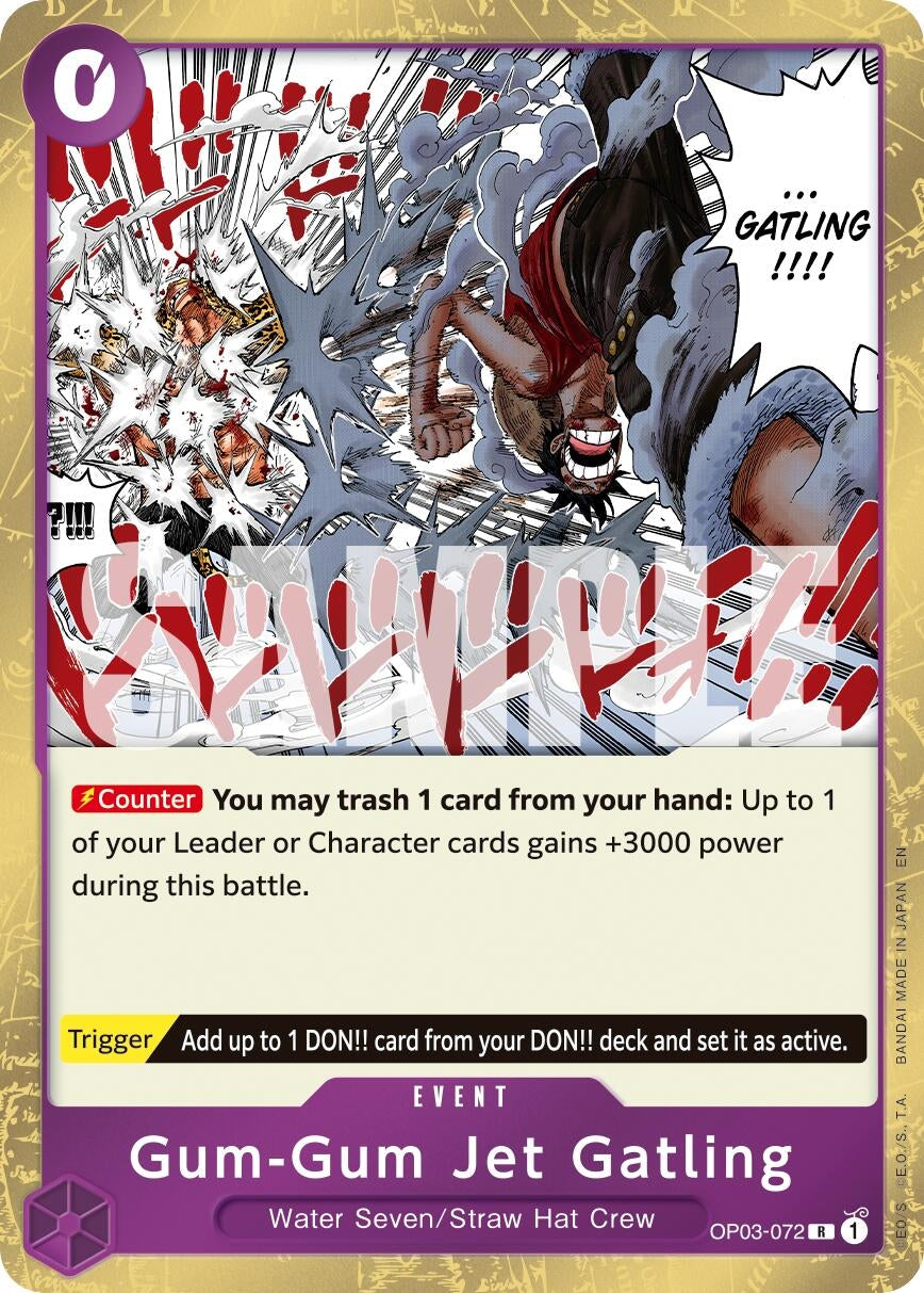 Image for Gum-Gum Jet Gatling (Reprint) - One Piece Card Game