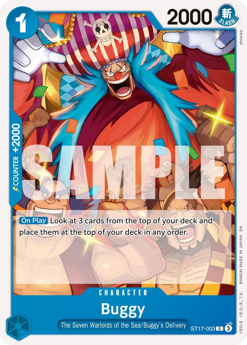 Image for Buggy - ST17-003 (Reprint) - One Piece Card Game