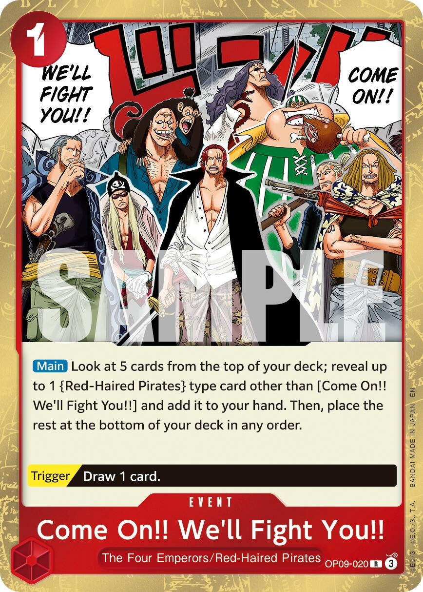 Image for Come On!! We'll Fight You!! (Reprint) - One Piece Card Game