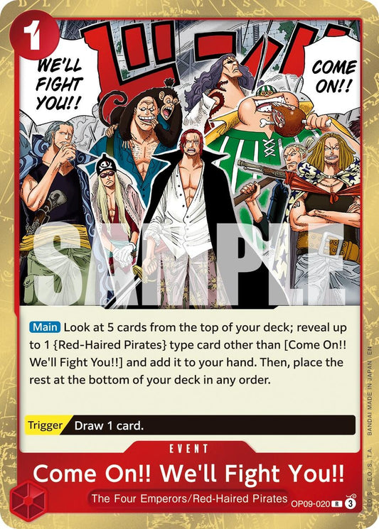 Image for Come On!! We'll Fight You!! (Reprint) - One Piece Card Game