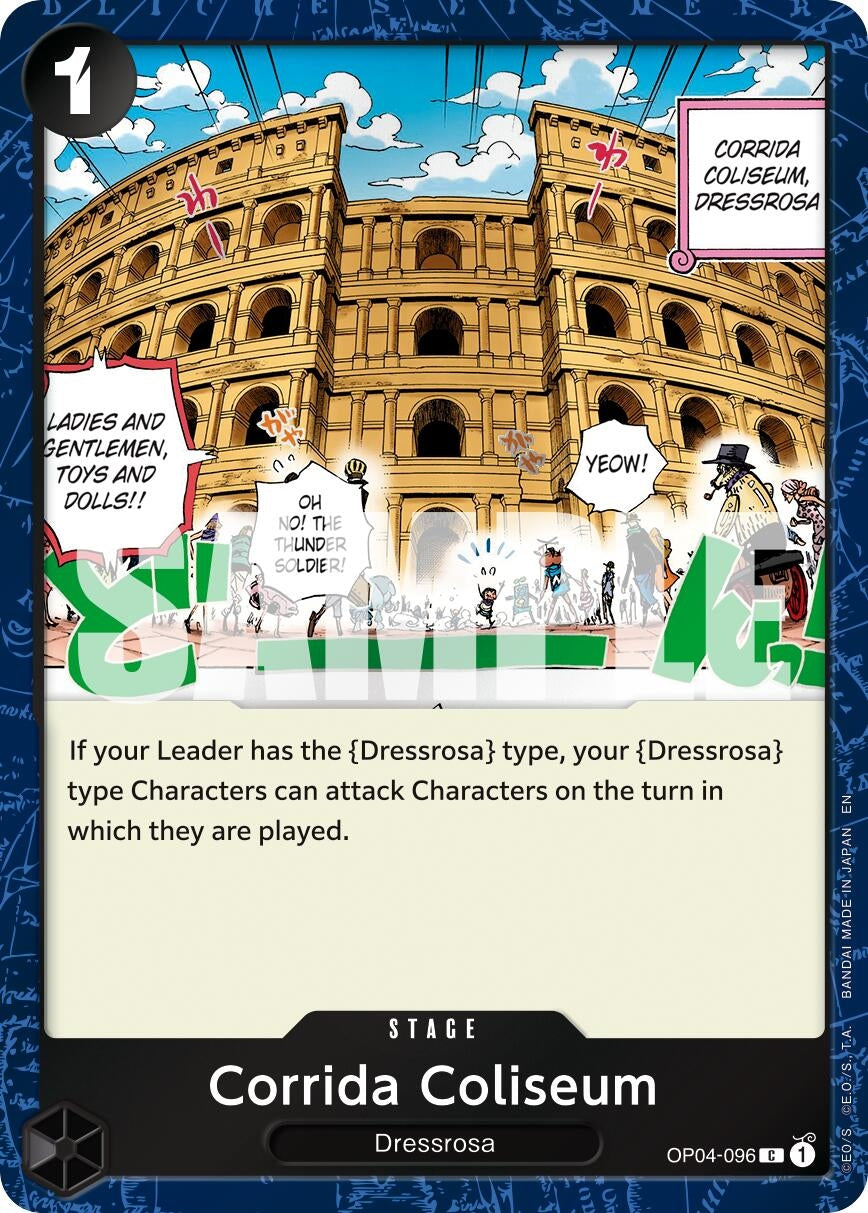 Image for Corrida Coliseum (Pirate Foil) - One Piece Card Game