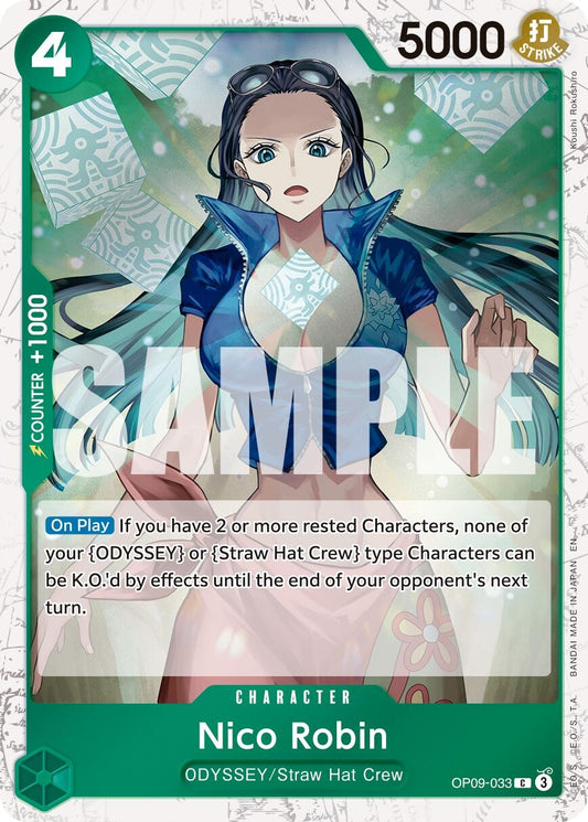 Image for Nico Robin - OP09-033 (Pirate Foil) - One Piece Card Game