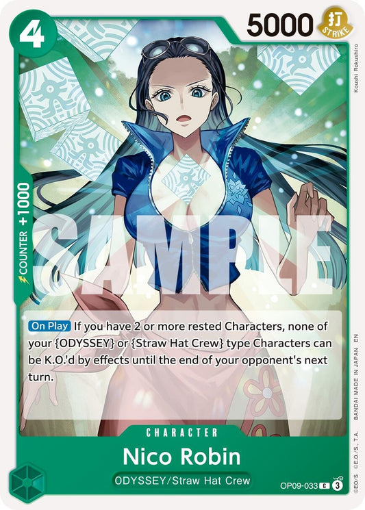 Image for Nico Robin - OP09-033 (Reprint) - One Piece Card Game