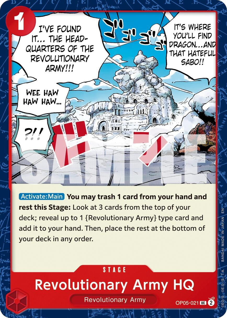 Image for Revolutionary Army HQ (Reprint) - One Piece Card Game