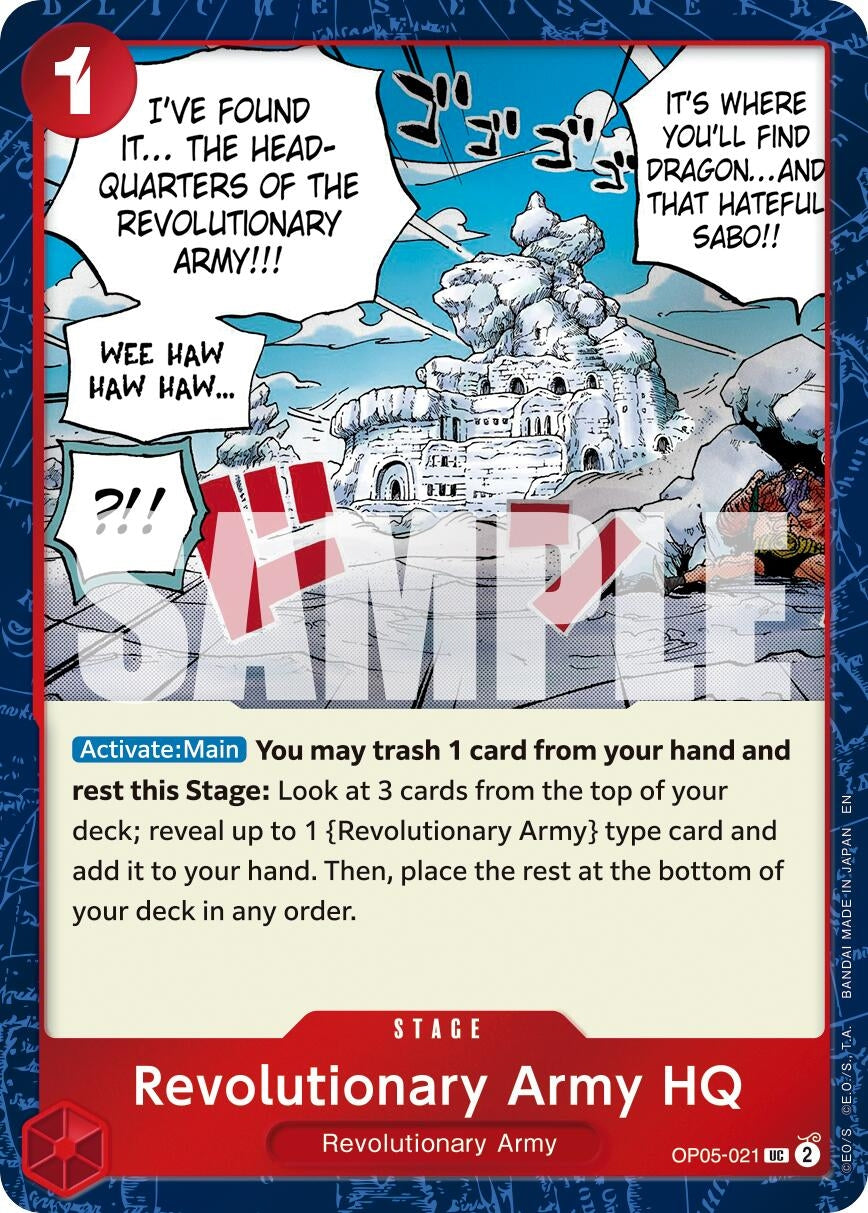 Image for Revolutionary Army HQ (Pirate Foil) - One Piece Card Game