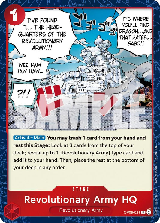Image for Revolutionary Army HQ (Pirate Foil) - One Piece Card Game