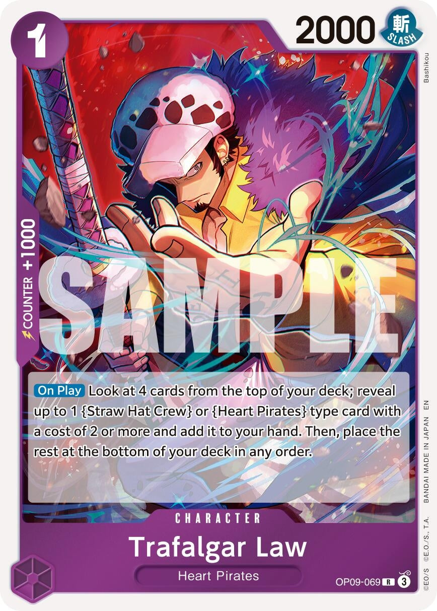 Image for Trafalgar Law - OP09-069 (Reprint) - One Piece Card Game