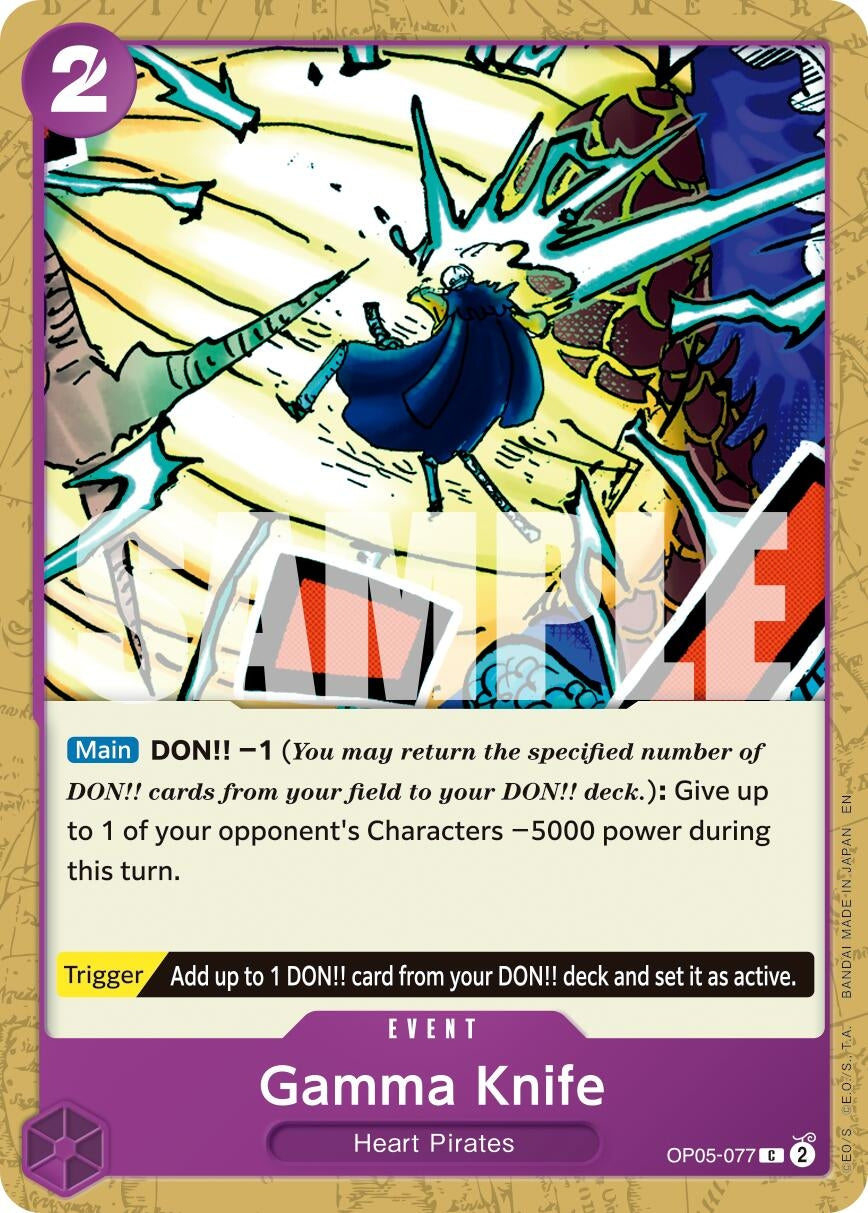 Image for Gamma Knife (Reprint) - One Piece Card Game