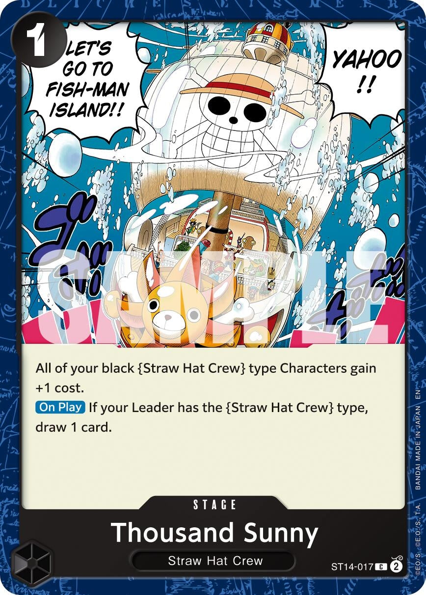 Image for Thousand Sunny (Reprint) - One Piece Card Game