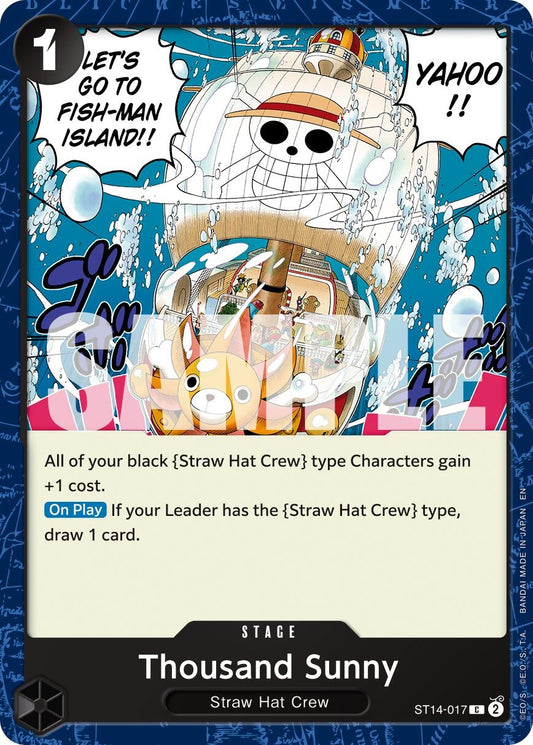 Image for Thousand Sunny (Reprint) - One Piece Card Game