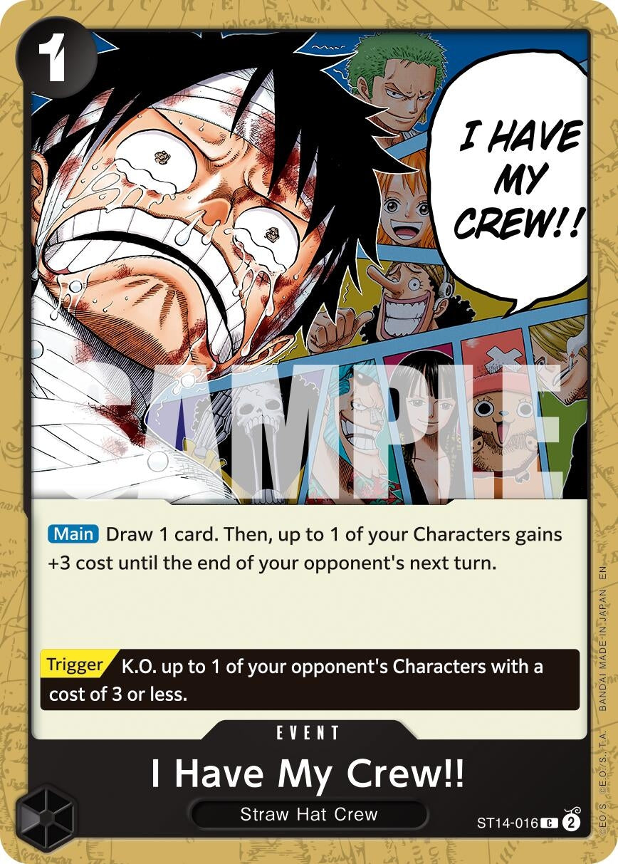 Image for I Have My Crew!! (Reprint) - One Piece Card Game
