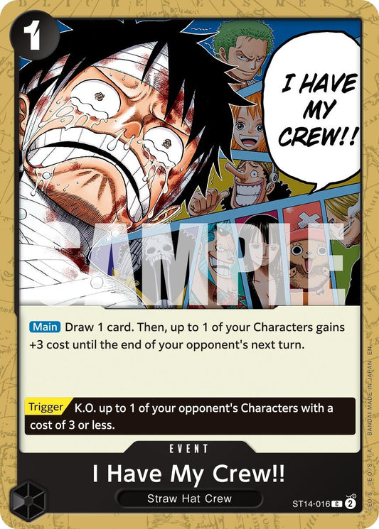Image for I Have My Crew!! (Reprint) - One Piece Card Game