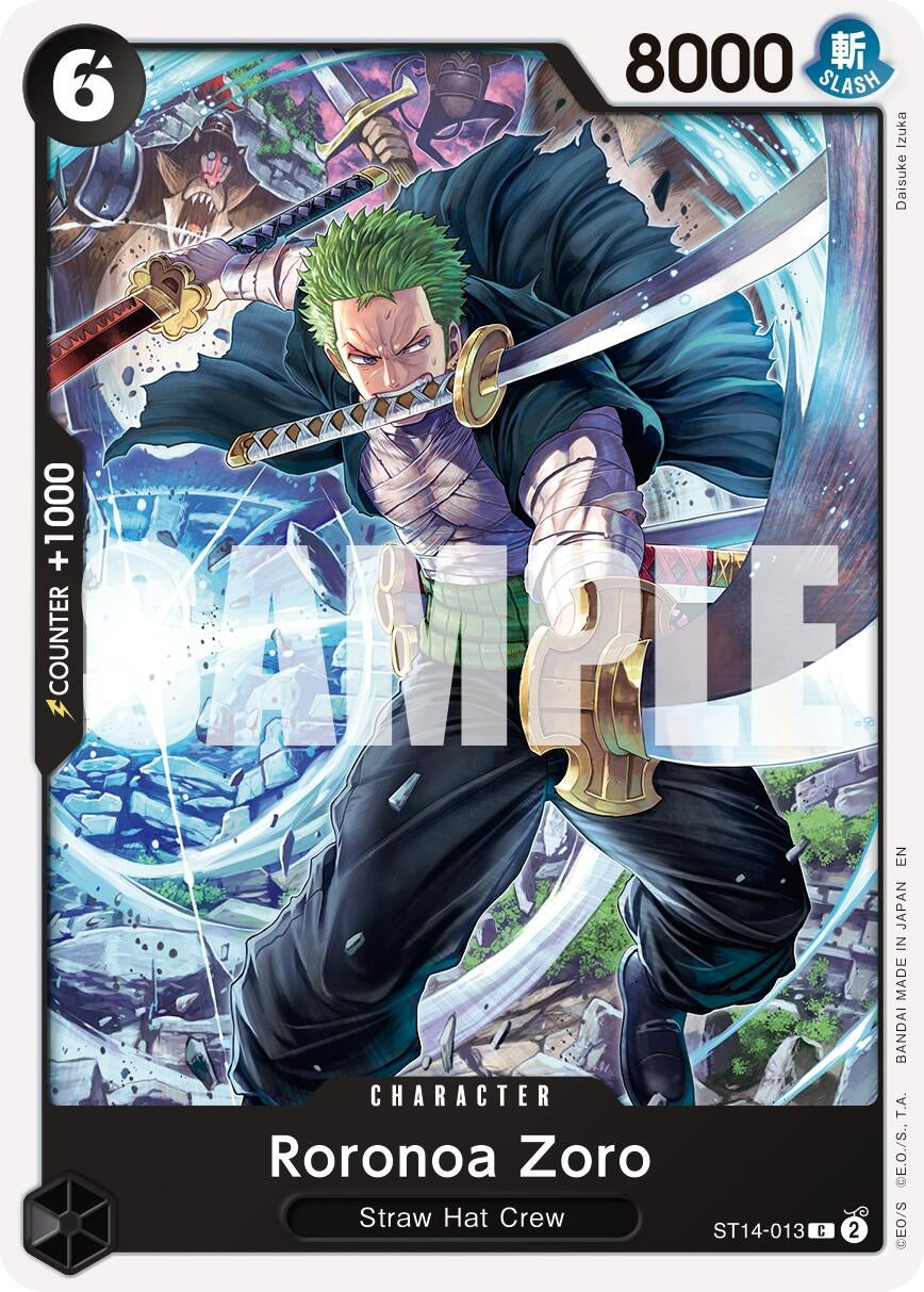 Image for Roronoa Zoro - ST14-013 (Reprint) - One Piece Card Game