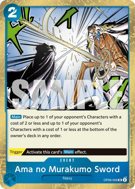 Image for Ama no Murakumo Sword (Pirate Foil) - One Piece Card Game