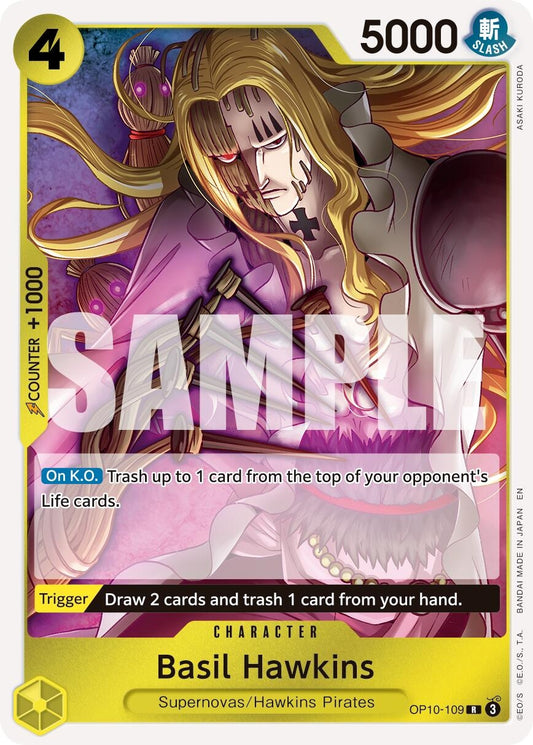 Image for Basil Hawkins - OP10-109 (Reprint) - One Piece Card Game