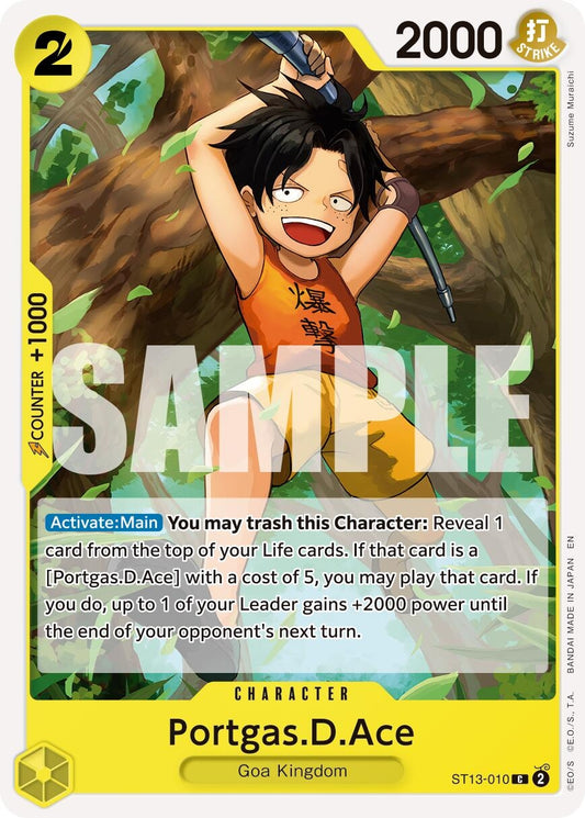 Image for Portgas.D.Ace - ST13-010 (Reprint) - One Piece Card Game