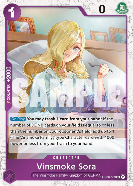 Image for Vinsmoke Sora (Pirate Foil) - One Piece Card Game