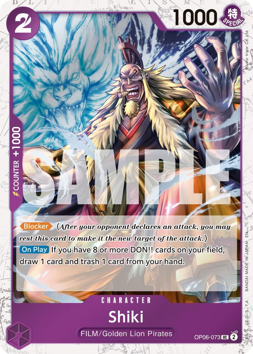 Image for Shiki (Pirate Foil) - One Piece Card Game