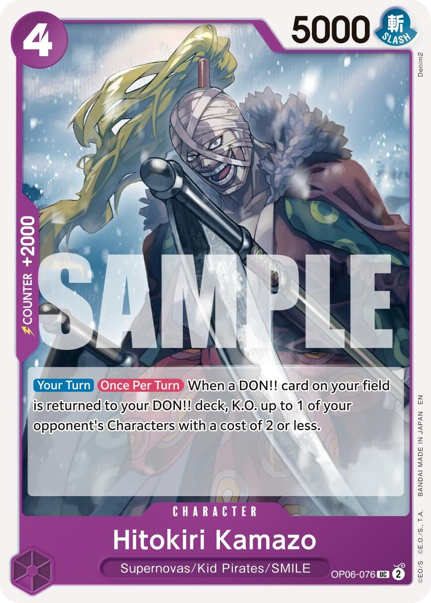 Image for Hitokiri Kamazo (Reprint) - One Piece Card Game