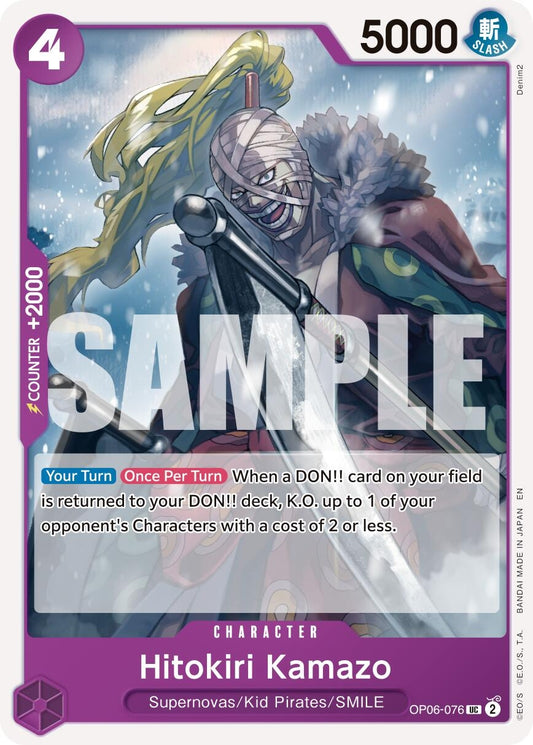 Image for Hitokiri Kamazo (Reprint) - One Piece Card Game