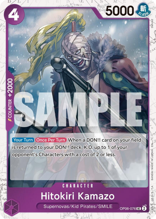 Image for Hitokiri Kamazo (Pirate Foil) - One Piece Card Game