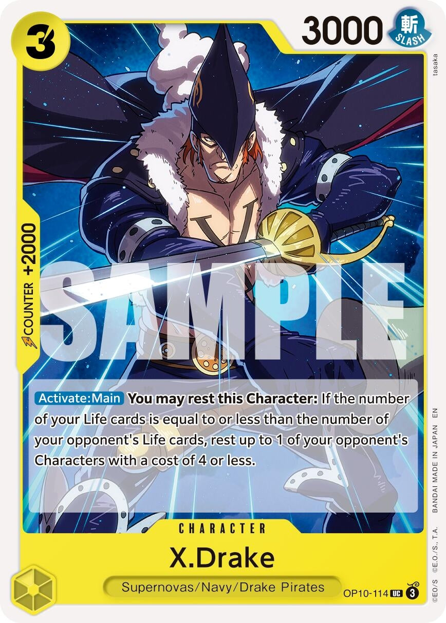 Image for X.Drake (Reprint) - One Piece Card Game