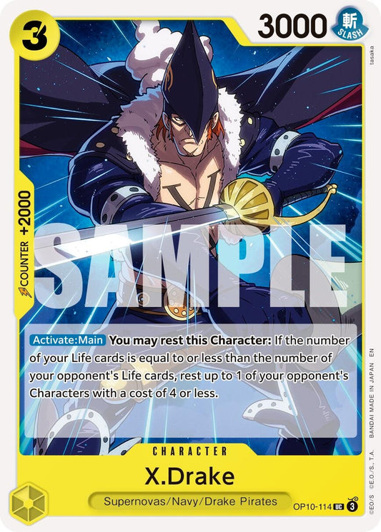 Image for X.Drake (Reprint) - One Piece Card Game