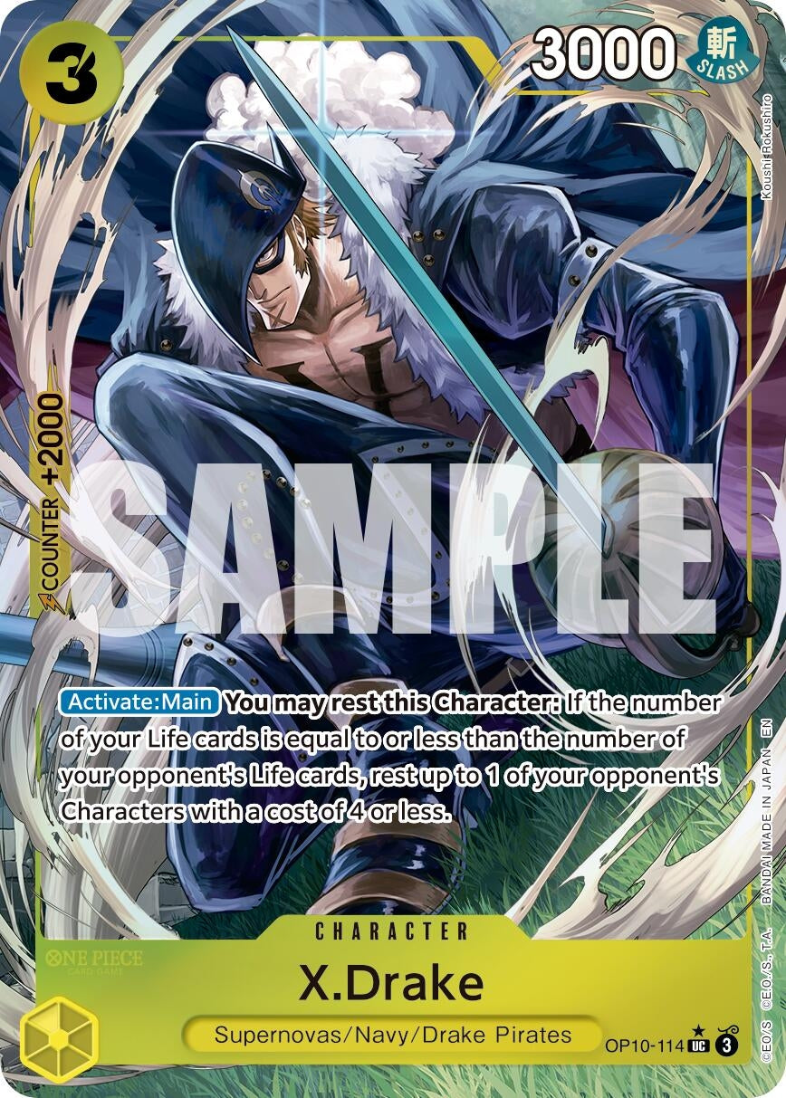 Image for X.Drake (Alternate Art) - One Piece Card Game